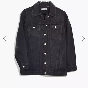 Madewell Oversized jean jacket lunar wash
